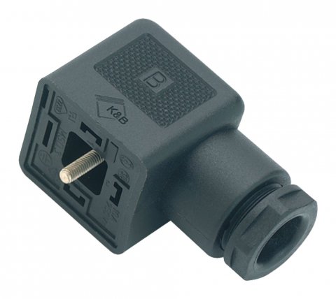 Female power connector, Contacts: 2+PE, 6.0-8.0 mm, unshielded, screw clamp, IP40 without seal, UL, ESTI+, VDE