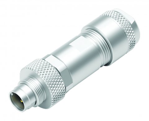 M9 Male cable connector, Contacts: 2, 4.0-5.5 mm, shieldable, solder, IP67