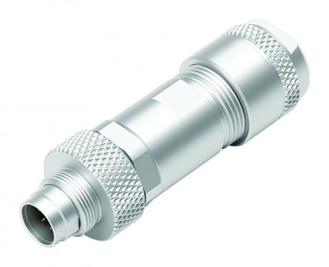 M9 Male cable connector, Contacts: 7, 4.0-5.5 mm, shieldable, solder, IP67