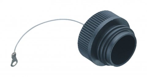 IP65, for female panel mount connector