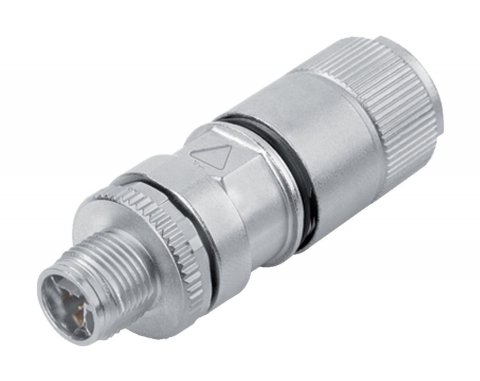 M12 Male cable connector, Contacts: 8, 5.5-9.0 mm, shieldable, IDC, IP67