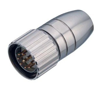 M23 Male cable connector, Contacts: 19, 6.0-10.0 mm, shieldable, solder, IP67