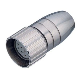 M23 Female cable connector, Contacts: 19, 6.0-10.0 mm, shieldable, solder, IP67
