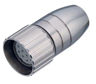 M23 Female cable connector, Contacts: 6, 6.0-10.0 mm, shieldable, solder, IP67