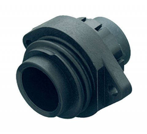 RD24 Male panel mount connector, Contacts: 6+PE, unshielded, crimping (Crimp contacts must be ordered separately), IP67