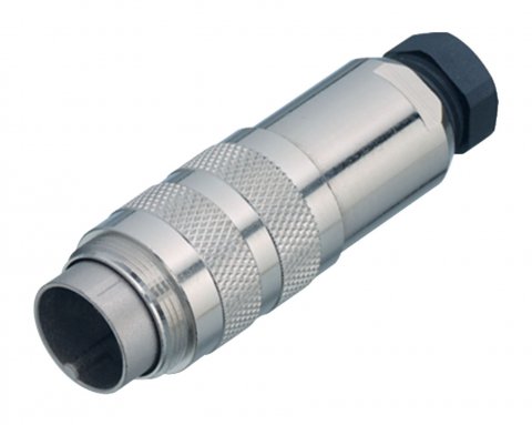 M16 Male cable connector, Contacts: 4 (04-a), 4.0-6.0 mm, shieldable, crimping (Crimp contacts must be ordered separately), IP67, UL