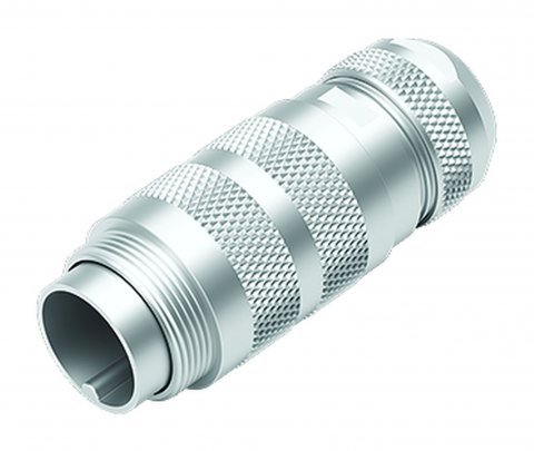 M16 Male cable connector, Contacts: 8 (08-a), 4.1-7.8 mm, shieldable, crimping, IP67, Short version