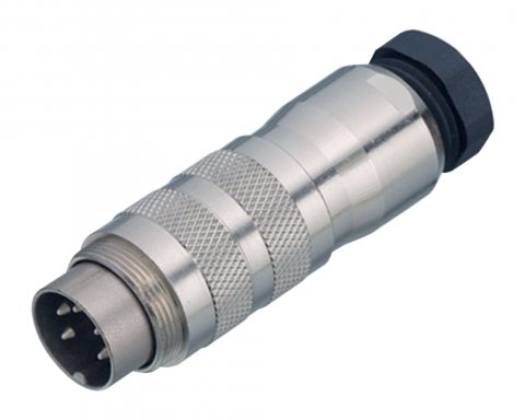 M16 Male cable connector, Contacts: 3 (03-a), 6.0-8.0 mm, shieldable, solder, IP67, UL