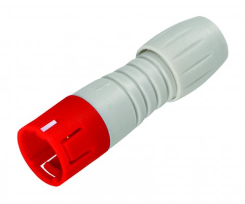 Snap-In Male cable connector, Contacts: 3, 3.5-5.0 mm, unshielded, solder, IP67