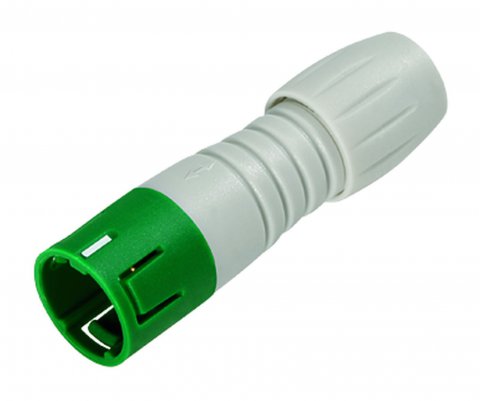 Snap-In Male cable connector, Contacts: 3, 3.5-5.0 mm, unshielded, solder, IP67